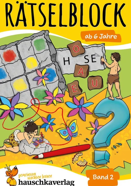 Rätselblock ab 6 Jahre - Band 2*Hauschka-Verlag Sale