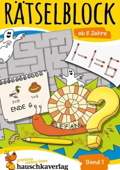 Hauschka-Verlag Hobby & Selbermachen-Rätselblock ab 8 Jahre - Band 1