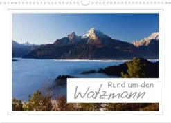 Calvendo Wandkalender-Rund um den Watzmann (Wandkalender 2026 DIN A3 quer), Monatskalender