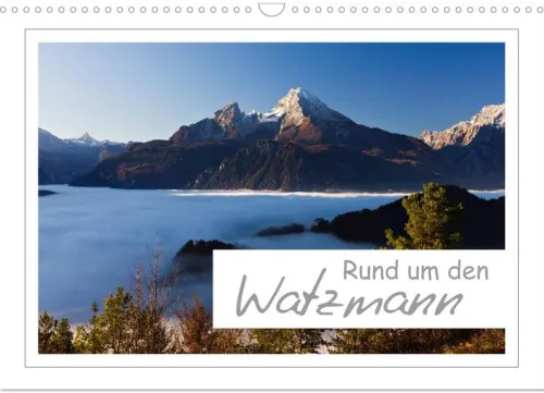 Calvendo Wandkalender-Rund um den Watzmann (Wandkalender 2026 DIN A3 quer), Monatskalender