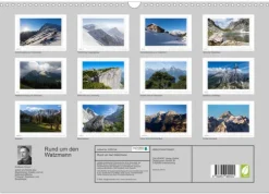Calvendo Wandkalender-Rund um den Watzmann (Wandkalender 2026 DIN A3 quer), Monatskalender