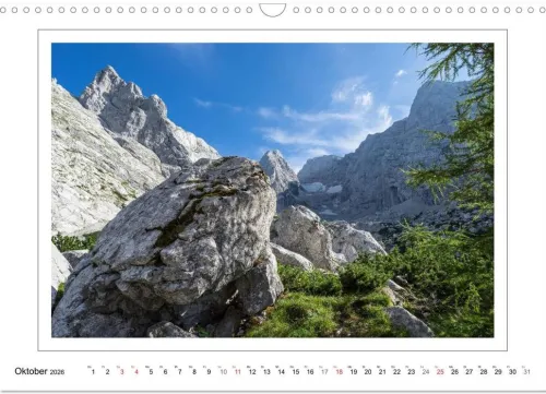 Calvendo Wandkalender-Rund um den Watzmann (Wandkalender 2026 DIN A3 quer), Monatskalender