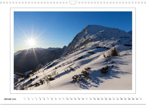 Calvendo Wandkalender-Rund um den Watzmann (Wandkalender 2026 DIN A3 quer), Monatskalender