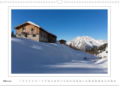 Calvendo Wandkalender-Rund um den Watzmann (Wandkalender 2026 DIN A3 quer), Monatskalender