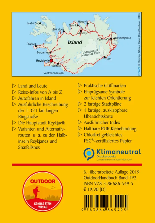 Stein, Conrad Verlag Camping-Rund um Island auf der Ringstraße