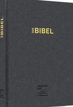 CLV-Christliche Theologie-Schlachter 2000 Bibel - Schreibrandausgabe (Hardcover, anthrazit)