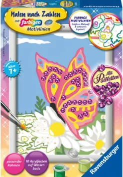 Ravensburger Spieleverlag Basteln & Kreatives*Schmetterling Malen nach Zahlen Sonderserie E