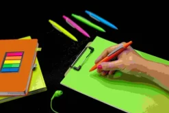 Schneider Schreibgeräte Kugelschreiber*Schneider Kugelschreiber Reco neon gelb, Mine Eco 725 M blau