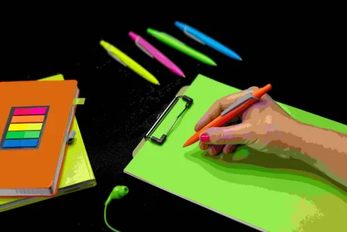 Schneider Schreibgeräte Kugelschreiber*Schneider Kugelschreiber Reco neon gelb, Mine Eco 725 M blau