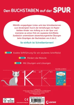 Schreiben lernen mit Spurrillen - Buchstaben*Loewe Verlag GmbH Outlet