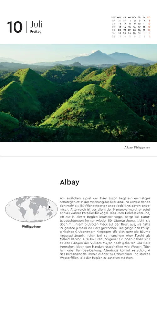 Kunth Kalender Abreiß-Kalender-Schätze der Natur - KUNTH 365-Tage-Abreißkalender 2026