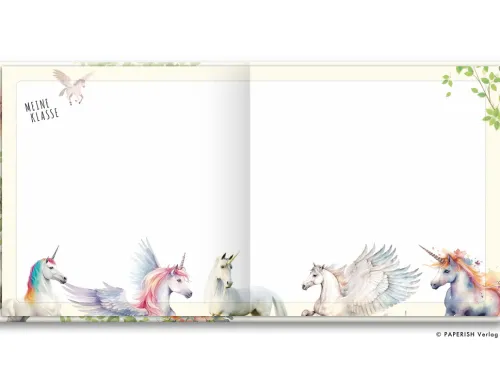 PAPERISH Verlag Freundebücher-Schulfreunde - EINHORN