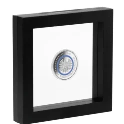 Schweberahmen 3D schwarz für 5 -Münzen "Planet Erde"*Schwäbische Albumfabrik Clearance