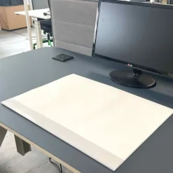 Cover-your-desk Schreibtischunterlagen-Scriptum Schreibtischunterlage weiss DIN A2 blanko, Malunterlage aus Papier zum Abreißen 2er Set mit je 25 Blatt, 59,4 x 42 cm