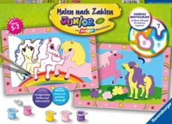 Ravensburger Spieleverlag Basteln & Kreatives-Süße Ponys Malen nach Zahlen Junior
