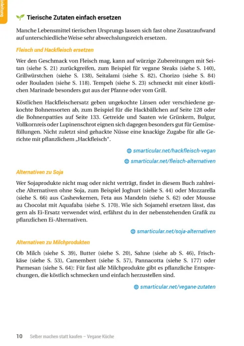 Selber machen statt kaufen - Vegane Küche*smarticular Verlag