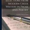 Creative Media Partners, LLC Griechische Bücher*Selections from Modern Greek Writers in Prose and Poetry