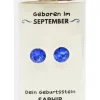JOJO Schmuck & Accessoires*September Geburtsstein Ohrstecker im Gläschen