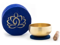 Set in Box blau Meditation 5182*Klangschalen-Center Online
