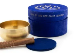 Set in Box blau Meditation 5182*Klangschalen-Center Online