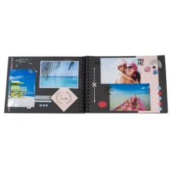 Quo Vadis Dekoration & Einrichtung*Set Scrapbooking mit Fotoalbum 32x22 cm, SCRAP ADDICT