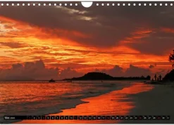 Calvendo Wandkalender*Seychellen (Wandkalender 2025 DIN A4 quer), Monatskalender