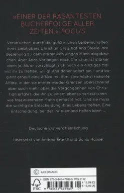 Goldmann TB Erotische Romane*Shades of Grey 02. Gefährliche Liebe