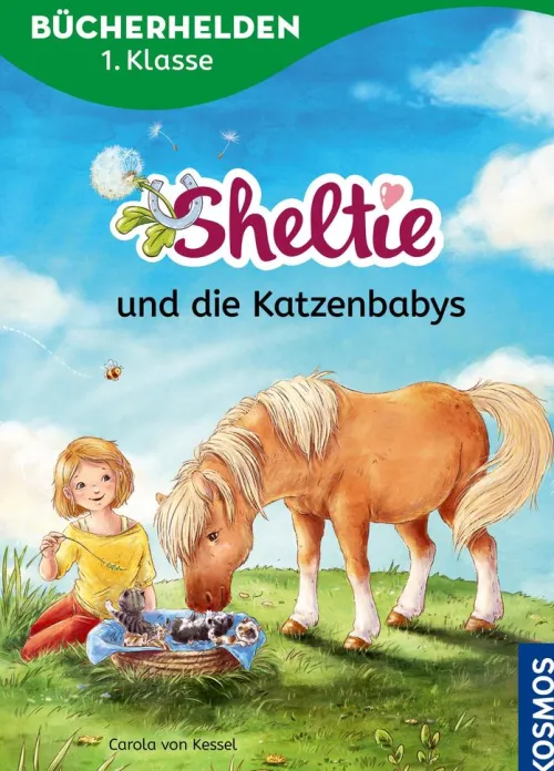 Kinder Franckh-Kosmos Erstlesebücher-Sheltie, Bücherhelden 1. Klasse, Sheltie und die Katzenbabys