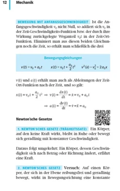 Klett Lerntraining Abi Trainer·Physik-Sicher im Abi Kompakt-Wissen Physik