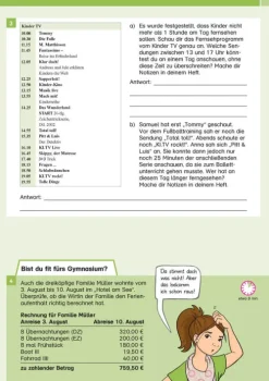 Sicher ins Gymnasium Textaufgaben/Sachaufgaben 4. Klasse*Klett Lerntraining Sale