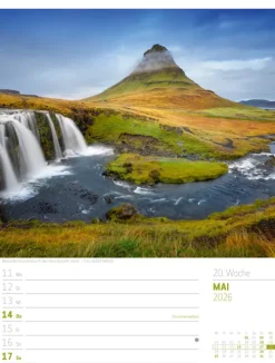 Ackermann Kunstverlag Wochenkalender-Skandinavien Wochenplaner Kalender 2026 | Der Zauber des hohen Nordens