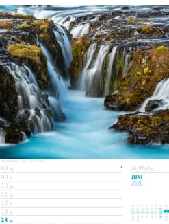 Ackermann Kunstverlag Wochenkalender-Skandinavien Wochenplaner Kalender 2026 | Der Zauber des hohen Nordens