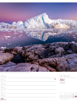 Ackermann Kunstverlag Wochenkalender-Skandinavien Wochenplaner Kalender 2026 | Der Zauber des hohen Nordens