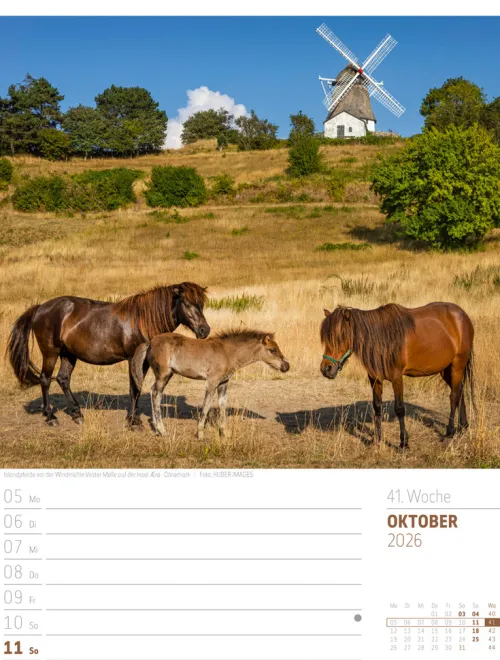 Ackermann Kunstverlag Wochenkalender-Skandinavien Wochenplaner Kalender 2026 | Der Zauber des hohen Nordens