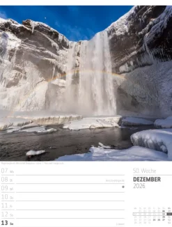 Ackermann Kunstverlag Wochenkalender-Skandinavien Wochenplaner Kalender 2026 | Der Zauber des hohen Nordens