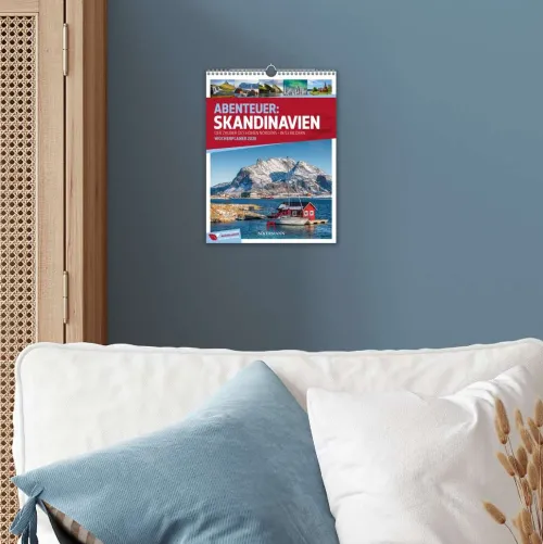Ackermann Kunstverlag Wochenkalender-Skandinavien Wochenplaner Kalender 2026 | Der Zauber des hohen Nordens