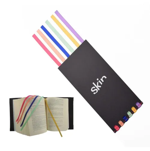 SKIN Lesezeichen MARK Gr. L (Habersack) mit 6 farbigen Lesemarkern*Barth & Bauer Hot