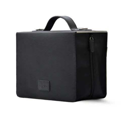 Barth & Bauer Lesen & Geschichten*SKIN Tasche BASIC Gr. XL (Habersack) onyx-schwarz / mit Tragegurt & Buchstütze