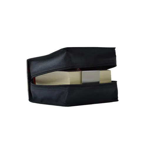 Barth & Bauer Lesen & Geschichten*SKIN Tasche BASIC Gr. XL (Habersack) onyx-schwarz / mit Tragegurt & Buchstütze