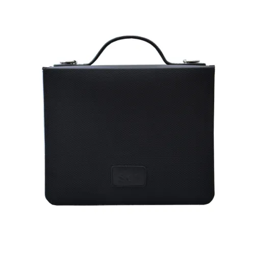 Barth & Bauer Lesen & Geschichten*SKIN Tasche BASIC Gr. XL (Habersack) onyx-schwarz / mit Tragegurt & Buchstütze