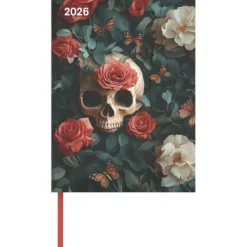 Neumann Verlage GmbH & Co Buchkalender*Skull 2026 - Diary - Buchkalender - Taschenkalender - 16x22