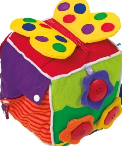 Small foot 5515 - Baby Würfel, Babywürfel, Stoff/Kunststoff, 16cm*Legler