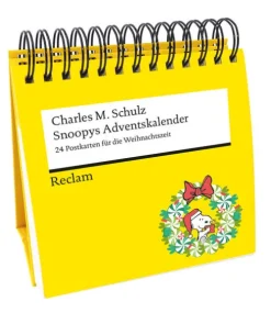 Reclam Philipp Jun. Postkartenkalender-Snoopys Adventskalender. 24 Postkarten für die Weihnachtszeit (Advents-Postkartenaufsteller)