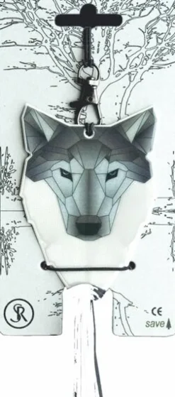 Bookchair Vertrieb Bastelpapier & Origami-Softreflector ORIGAMI (Wolf) Reflektor für Taschen und Kleidung