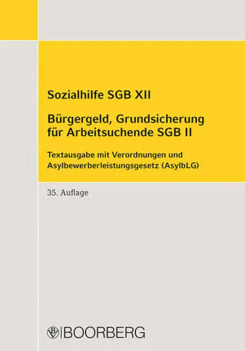 Boorberg, R. Verlag Jura*Sozialhilfe SGB XII - Bürgergeld, Grundsicherung für Arbeitsuchende SGB II