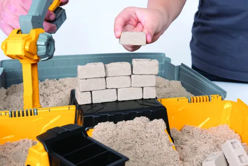 Spin Master Basteln & Kreatives-- Kinetic Sand - Construction Folding Sandbox (907g)