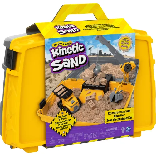 Spin Master Basteln & Kreatives-- Kinetic Sand - Construction Folding Sandbox (907g)