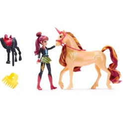Spin Master Puppen & Stofftiere-- Unicorn Academy - Valentina und Einhorn Cinder Set