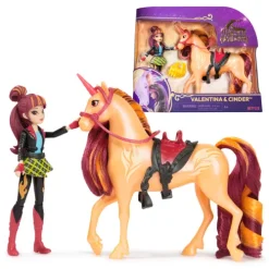 Spin Master Puppen & Stofftiere-- Unicorn Academy - Valentina und Einhorn Cinder Set