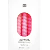 Rico Design GmbH & Co.KG Dekoration & Einrichtung-Spiralkerzen, Pink Mix, 10 Stk, Ø 1,2 cm x 10 cm hoch